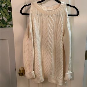 Loft open shoulder sweater - M